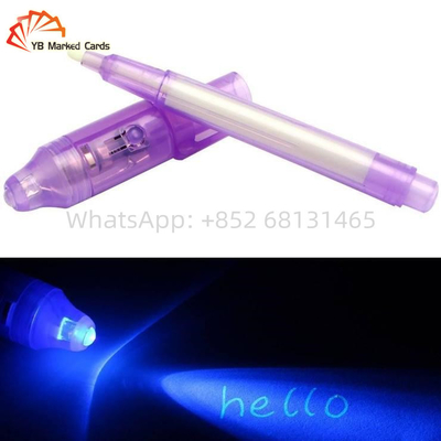Marcador ULTRAVIOLETA invisible mágico Pen White de la pluma 10ml de la tinta de la luz UV del laser