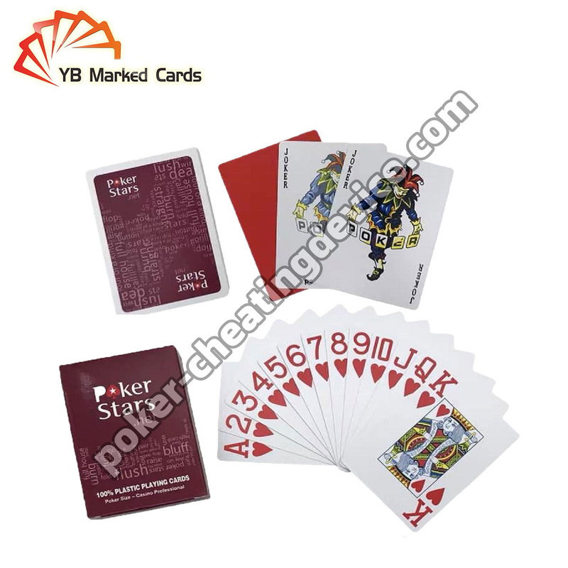 Venda Copag Pokerstars Código de barras Marcado Decks de juego Para las manos de póquer Calculadora