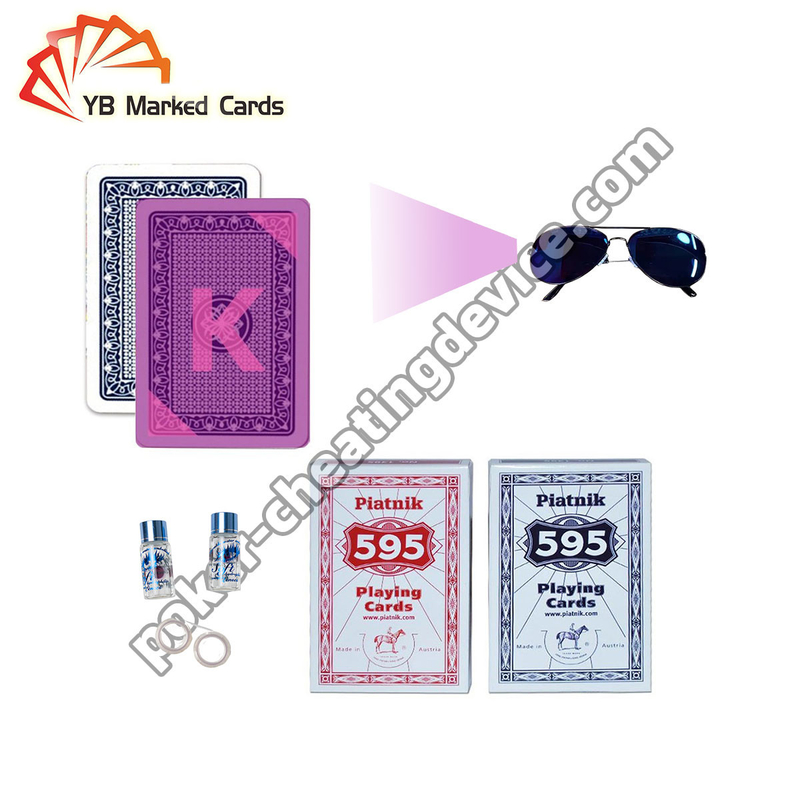 Piatnik 595 Juice Poker Marcador infrarrojo para tarjetas marcadas Lentes de contacto