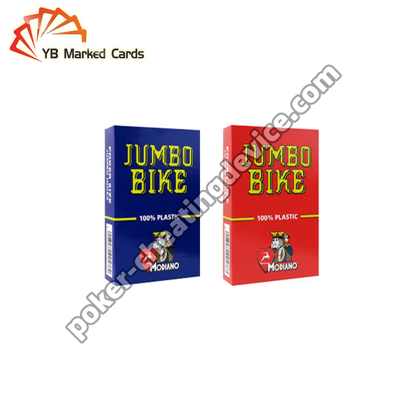Modiano Juice Jumbo Bike Juegos de cartas marcados para juegos de cartas Gafas