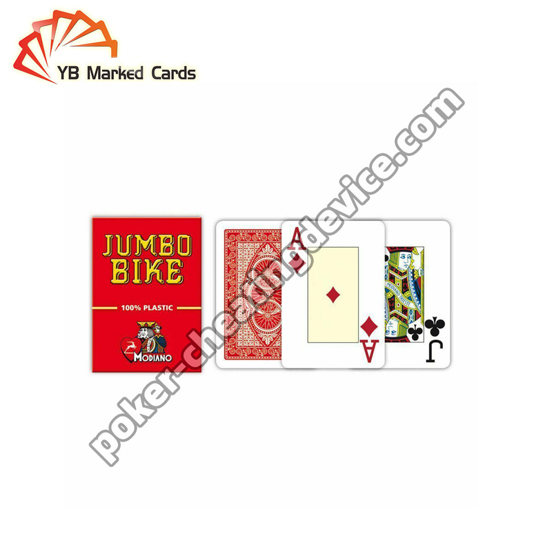 Modiano Juice Jumbo Bike Juegos de cartas marcados para juegos de cartas Gafas