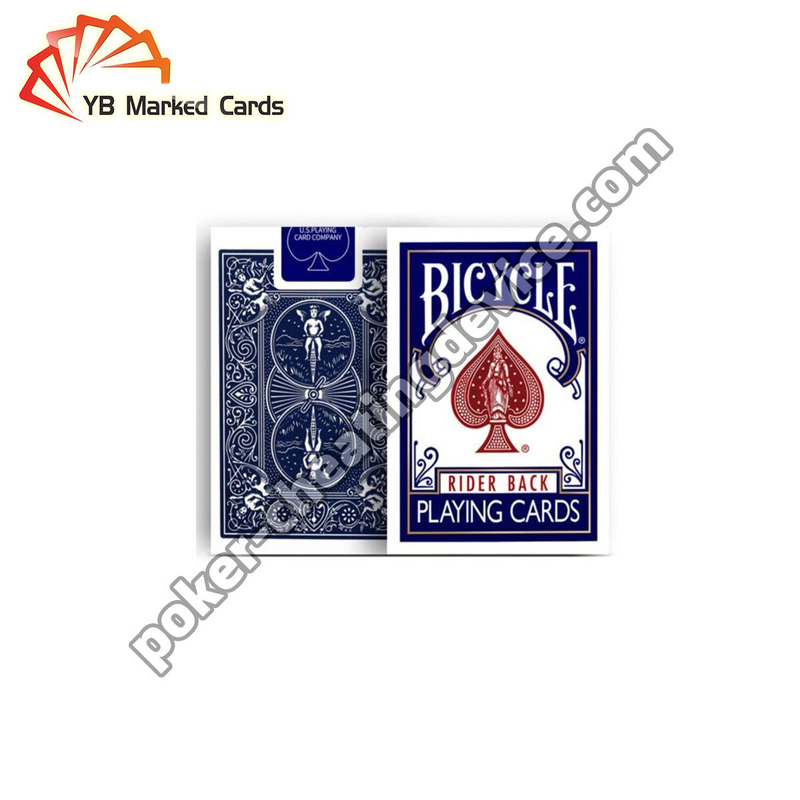 Cartas de juego de la cubierta de la bicicleta secretas marcadas para lentes de contacto de tinta infrarroja