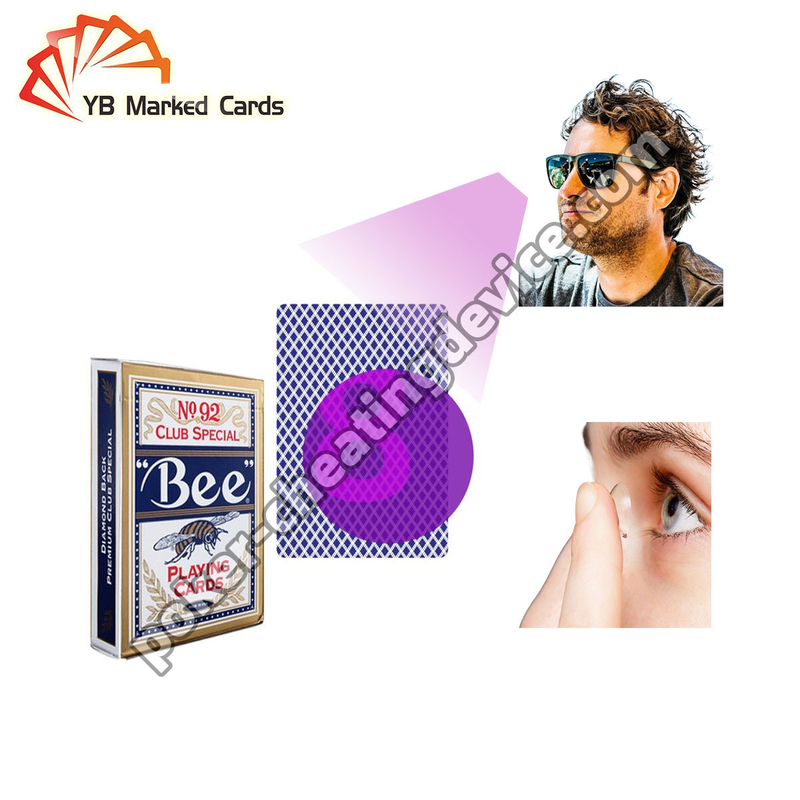 Alta calidad Bee No.92 Tarjetas marcadas con tinta invisible para lentes de contacto HD