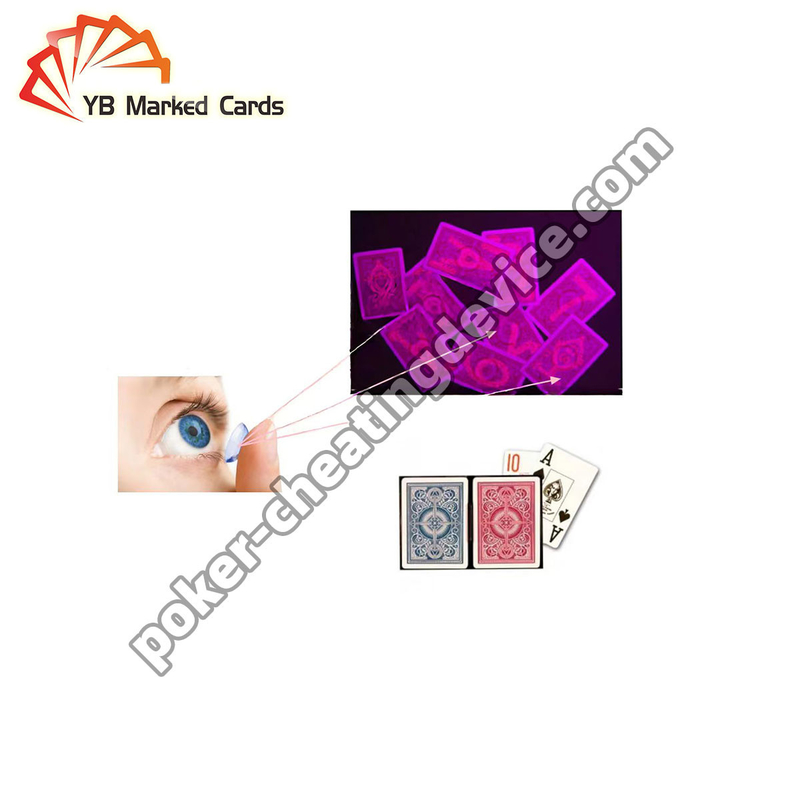 Lentes de contacto de alto rendimiento con tarjetas marcadas en la parte posterior para mejorar el juego