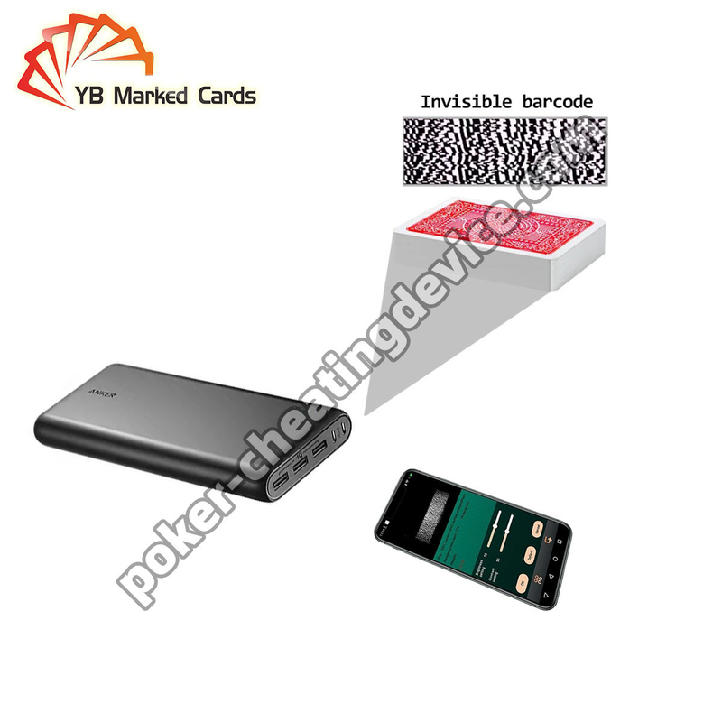 Power Bank Poker Camera Focus HD Lente para cartas marcadas dinámicamente