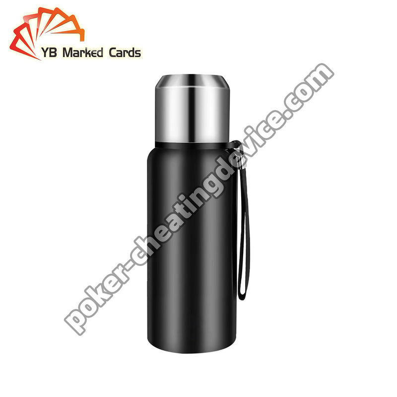 Escáner de botellas de agua sigiloso para el analizador de póquer y cubierta de código de barras