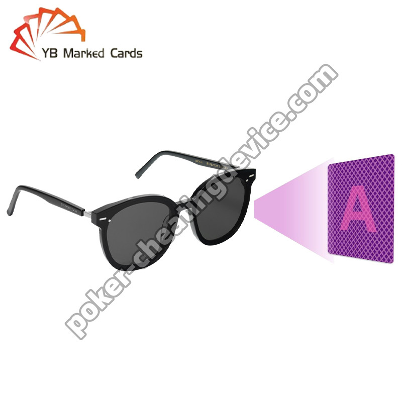 el aviador de centro Infrared Sunglasses For del grueso de 1.5m m marcó la cubierta del póker