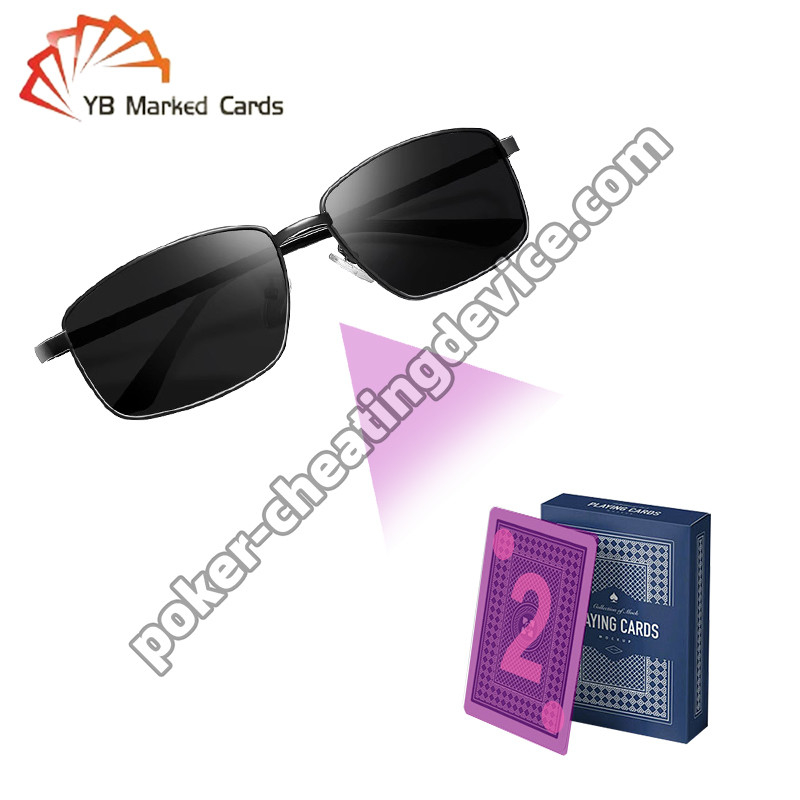 Juegos de póquer con gafas de tinta invisibles para la detección de cartas marcadas