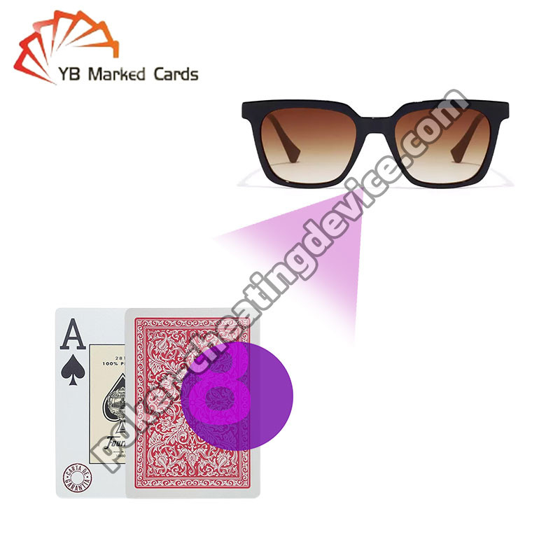 Gafas para jugadores de póquer que detectan cartas marcadas y tinta invisible