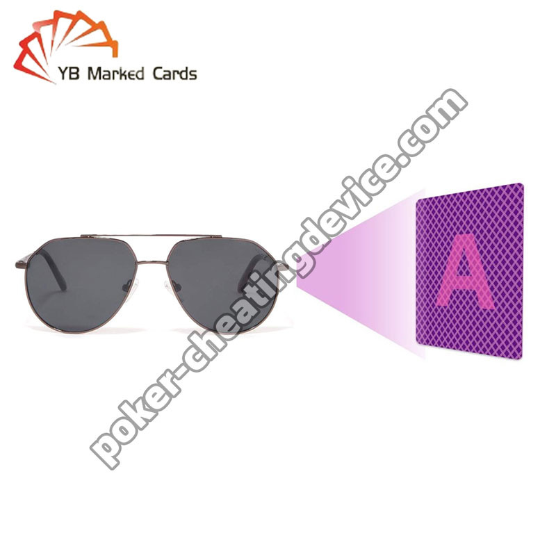 Tarjetas marcadas Gafas de sol para detectar tarjetas marcadas Ver a través de la tinta oculta