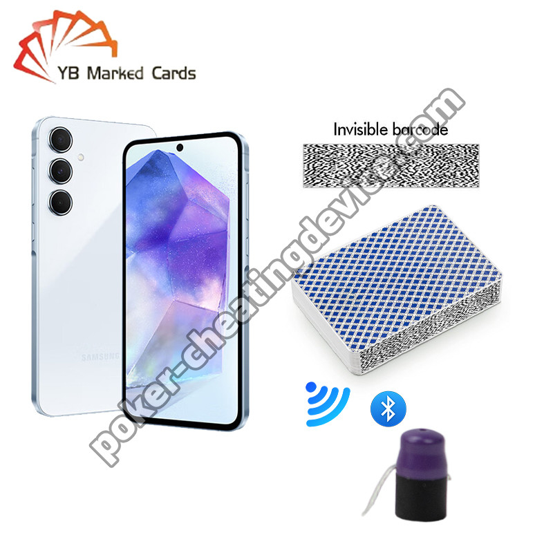 AKK Samsung Galaxy A55 Analisador de cartas de juego para mazos de códigos de barras marcados