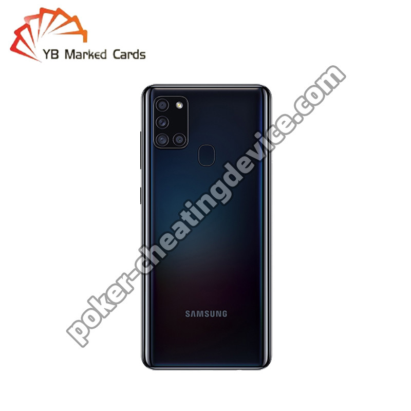AKK A3 Samsung Galaxy A21s Analisador de cartas de trampa para cartas de juego marcadas con código de barras