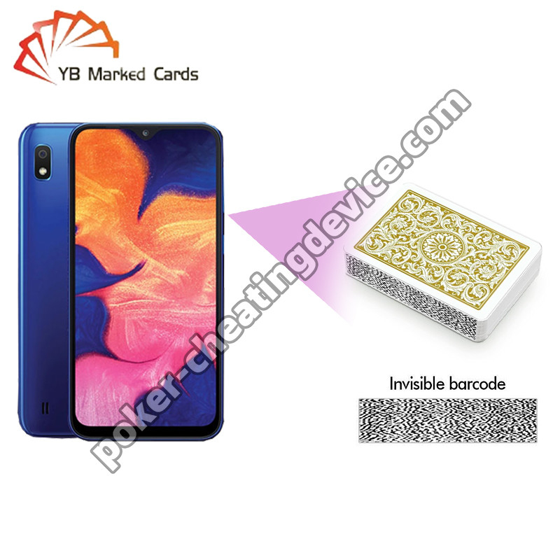 AKK A1 Samsung Galaxy A10 Tarjetas marcadas Analisador para mazos de códigos de barras invisibles