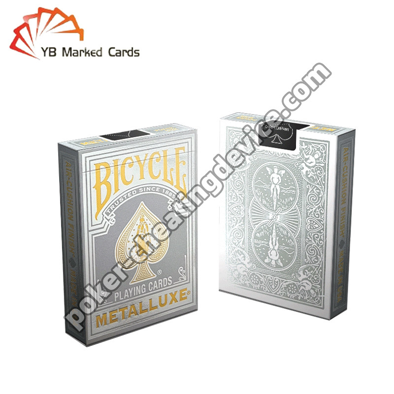 Bicicleta Marcado Tarjetas Poker Serie Dorada Fantasía Plata Para Engañar Lentes de contacto