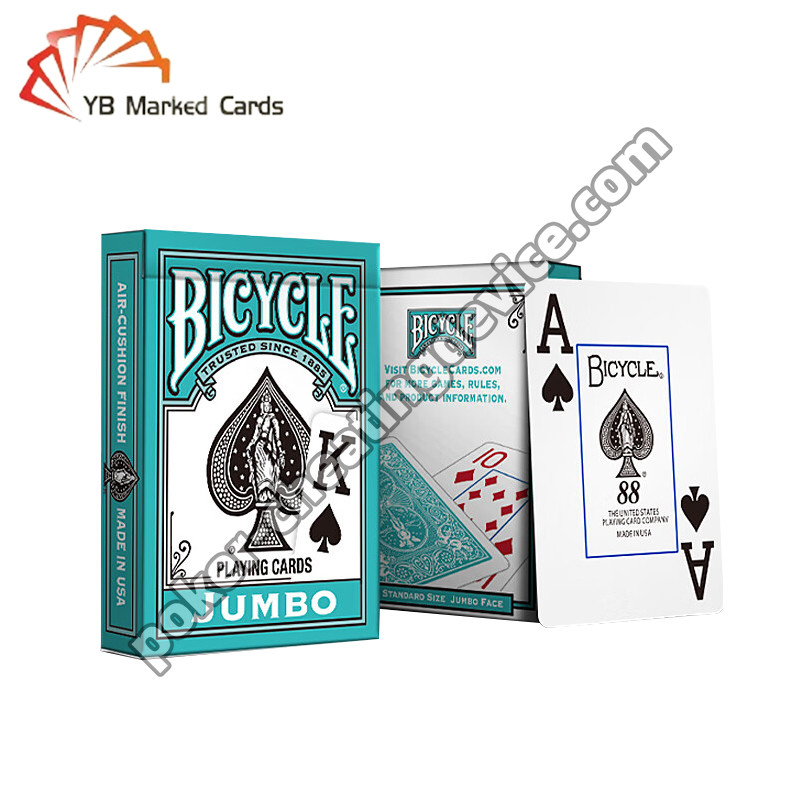Bicicleta Marcado Deck Cartón de caracteres grandes Ciano para marcar tarjetas Lentes de contacto