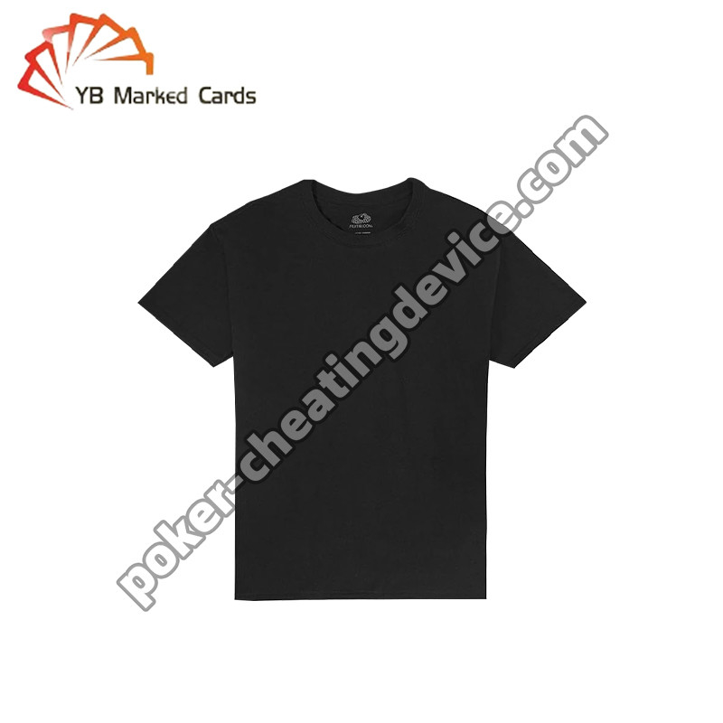T-Shirt escáner de cartas de póquer para el analizador de cartas de póquer y código de barras de marcado de cartas de juego