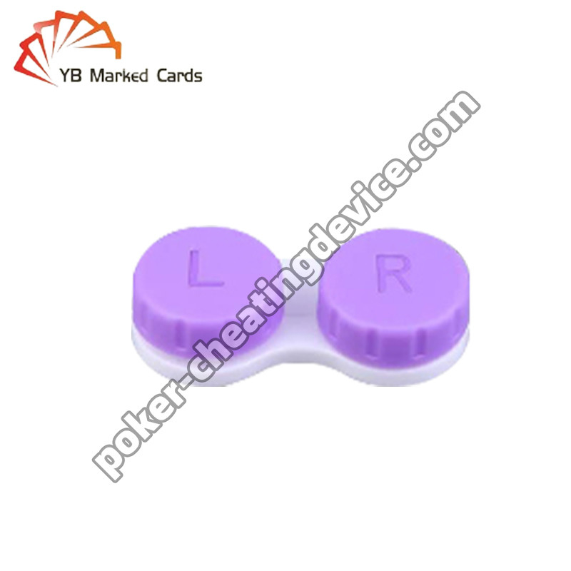 Lentes de contacto infrarrojos para tarjetas de póquer Marcando su secreto para ganar cada juego