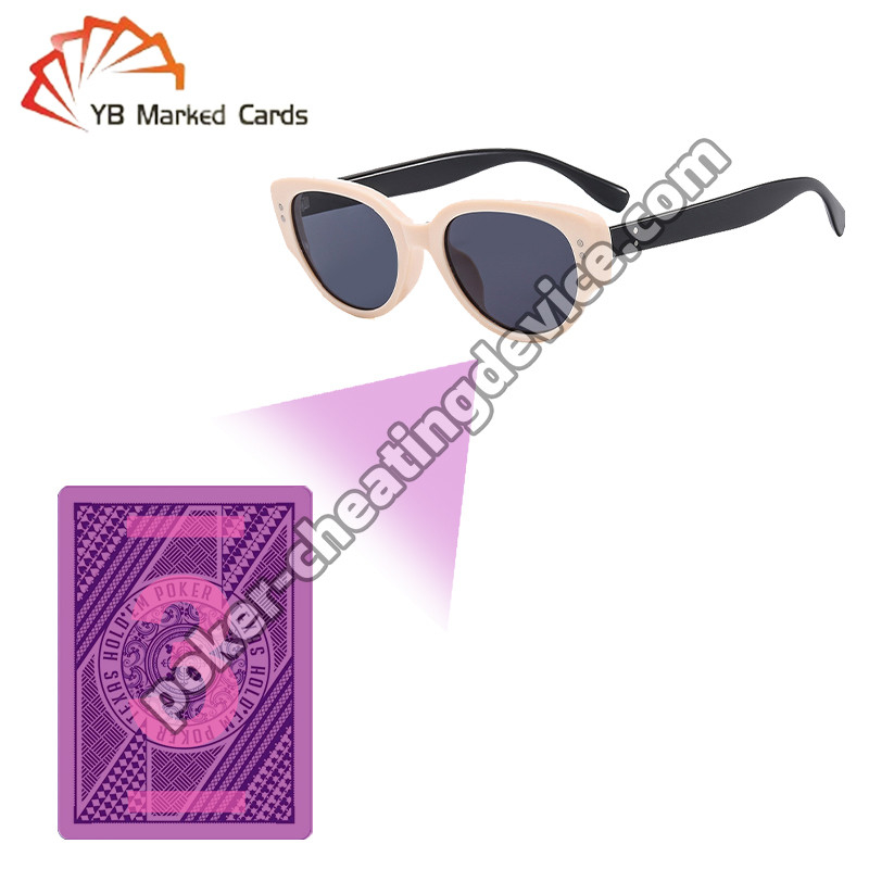 Gafas de trampa de póquer Detección de tinta invisible para la ventaja final del póker