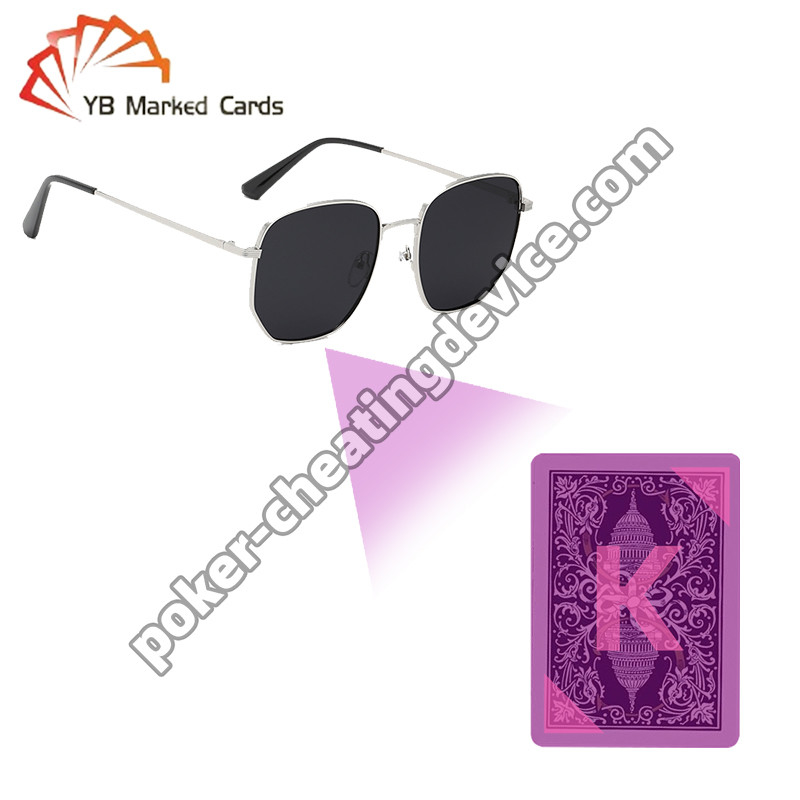 Tinta oculta Gafas de juego de cartas para juegos privados Revestimiento anti-reflejo Uso cómodo Verificación de juego limpio Garantía efectiva para juegos de cartas en casa