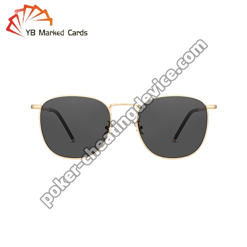 Gafas de detección de tarjetas marcadas para póquer Discreto marco negro grado óptico de ventaja segura Precisión diseñada para la detección de tarjetas sin rival