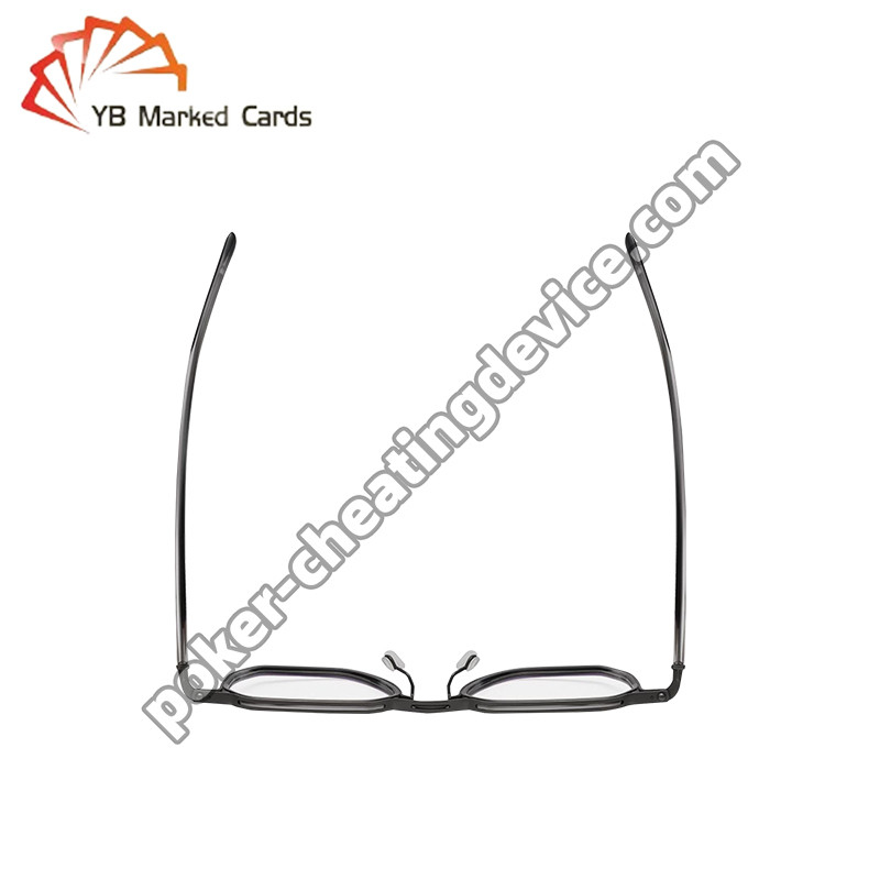 Gafas transparentes de tinta invisible para cartas de póquer marcadas: ve lo invisible
