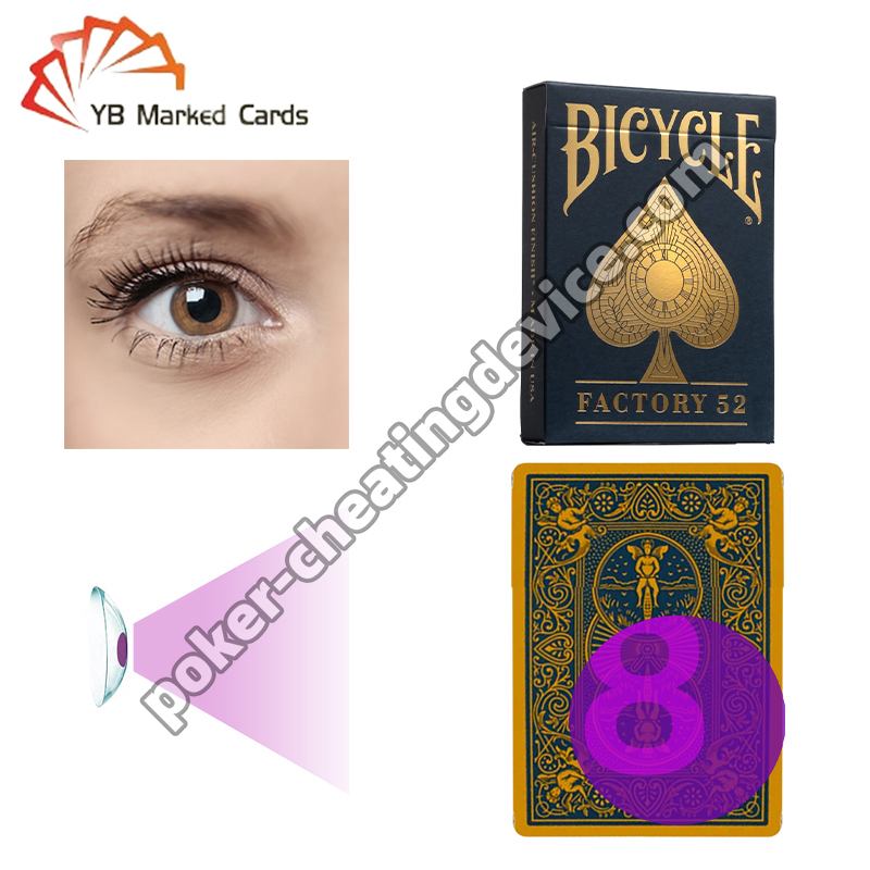 Cartas de juego marcadas con infrarrojos Bicycle Factory 52 Ultimate Poker Advantage