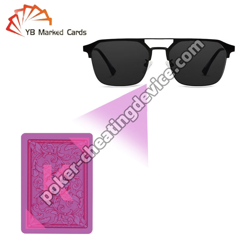 Gafas de poker con detección instantánea, diseño indetectable para todas las cartas infrarrojas marcadas