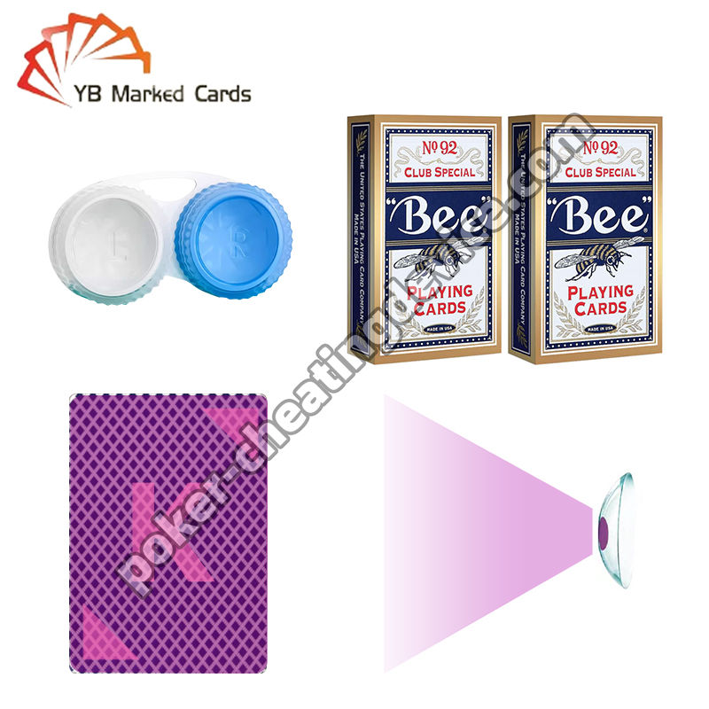 Lentes de contacto de rayos X con infrarrojos y validez de 1 año para juegos de póquer