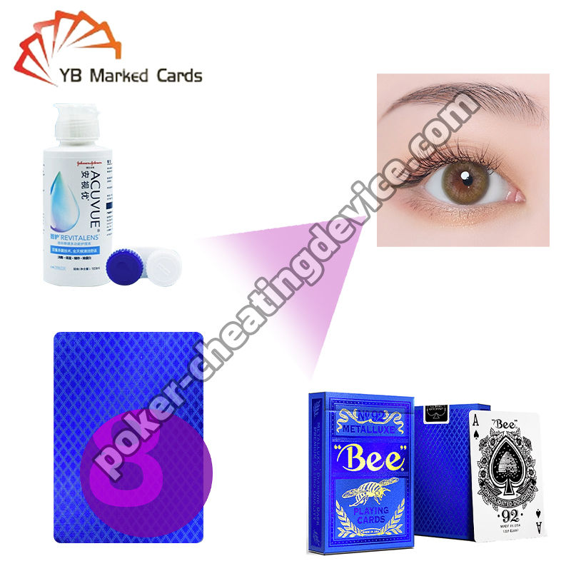 Lentes de contacto de infrarrojos avanzados con contenido de agua ≥ 50% y diámetro de pupila 4-12 mm para trucos de póquer