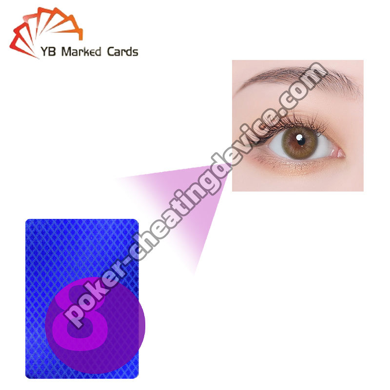 Lentes de contacto de infrarrojos avanzados con contenido de agua ≥ 50% y diámetro de pupila 4-12 mm para trucos de póquer