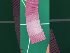 El índice plástico del póker de Modiano marcó las tarjetas del póker para los juegos del casino