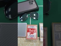 Juegos de póquer con gafas de tinta invisibles para la detección de cartas marcadas