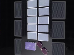 Las gafas ven a través de las cartas y revelan las marcas ocultas