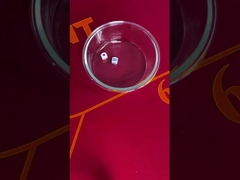 Mágico transparente 6 lados dados de juego personalizados cargados dados tamaño regular