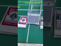 Cartas de juego de la cubierta de la bicicleta secretas marcadas para lentes de contacto de tinta infrarroja