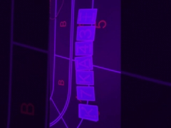 Gafas de tarjetas marcadas