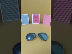 Gafas de tinta invisible herramienta de trampa de póquer para Texas Hold'Em Omaha