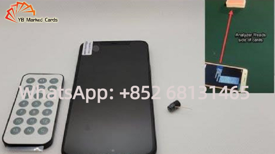 Escáner ocultado espía de la cámara del casino los 20cm con el reloj del analizador del póker