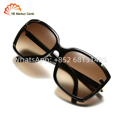 Tramposo infrarrojo de los naipes mágicos X Ray Glasses Metal For Gambling