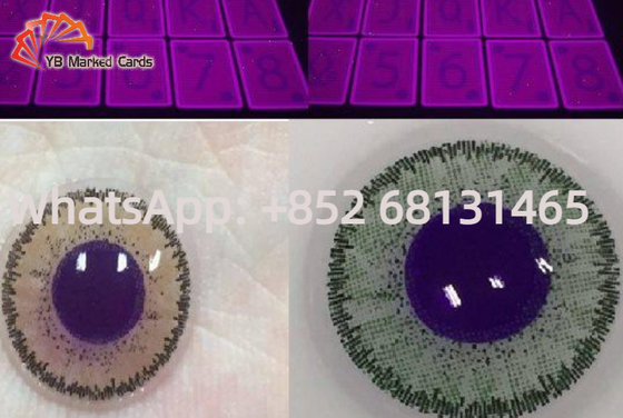 Material mágico de juego de Chorg de las lentes de contacto de las lentes 5m m 8m m de los naipes