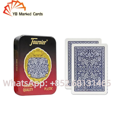 Herramientas de engaño de engaño del póker del código de barras de Fournier Plastic Invisible Playing Cards