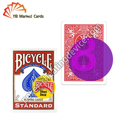 Cubiertas de Magic Trick Marked del separador de la bicicleta 56 tarjetas barnizadas