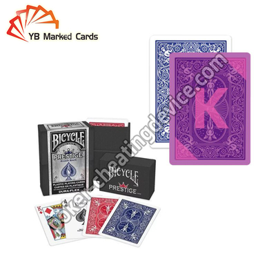 100% de plástico Bicicleta Prestigio Marcado Tarjetas de juego para lentes de contacto infrarrojos