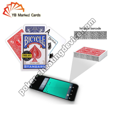 Bicicleta Código de barras Marcado Tarjetas Para Poker Calculator