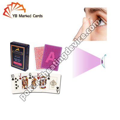 De alta calidad Modiano Acetato de Platino Marcado Deck de póquer para lentes de contacto infrarrojos