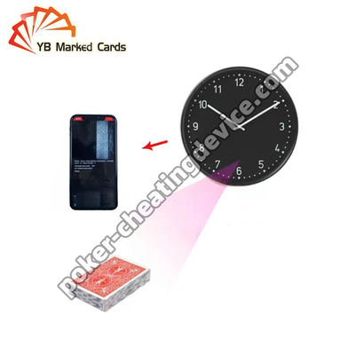 Reloj sigiloso cámara de larga distancia para el póker juego trampa