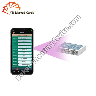 Discreto de alta tecnología iPhone Marcado de las cartas de la cámara para el ganador de póquer de la mano analizador