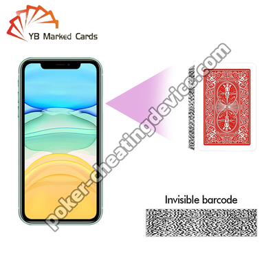 sistema de engaño del escáner del póker del analizador del teléfono de Iphone 11 del dispositivo del espía de los 30cm