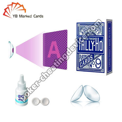 Lentes de contacto ULTRAVIOLETA de Contact Lenses HEMA Spy Invisible Playing Cards del lector