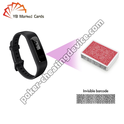 Distancia de exploración de engaño de la cámara los 60cm del Smart Watch del póker de moda de la pulsera